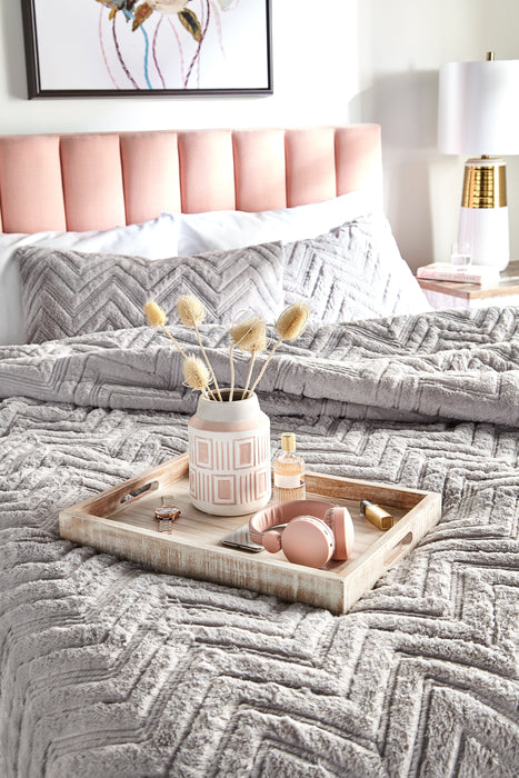 Tilda 3-Piece King Comforter Set - Grey