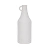 Dolomite 12\" Rough Textured Bottle Vase - White