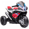 Aosom Kids Electric Powered Ride-On Motorcycle Toy 3-wheels 6v Battery Powered Motorbike With Music For 18 - 60 Months Old Girls And Boys, Red