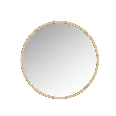 Joinery 28 Inch Framed Round Mirror In Gold | Joinery Miroir Rond Encadre de 28 Pouces Dore