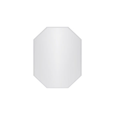 Forge 22 Inch Frameless Octagonal Mirror In Chrome | Forge Miroir Octogonal Sans Cadre de 22 Pouces Chrome