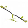 Homcom Kids Spinning Seesaw Swivel Teeter Totter Playground Equipment 360° Rotation Child Seesaw Rocker Swing Green & Grey