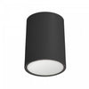 Dainolite Echo Flush Mount 12w Matte Black Frosted Acrylic Diffuser Lamp