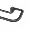 Umbra Twilight Matte Black Expandable Double Blackout 3/4\" Curtain Rod - 66\"-144\"