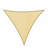 Outsunny Triangle 18’ Canopy Sun Sail Shade Garden Cover Uv Protector Outdoor Patio Lawn Shelter With Carrying Bag Beige