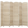 HOMCOM 6 Ft Folding Room Divider, Privacy Screen for Home Office Bedroom