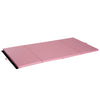 Soozier 4ft X 8ft X 2inch Tri-fold Gymnastics Tumbling Mat Exercise Mat With Carrying Handles For Mma, Martial Arts, Stretching, Core Workouts, Pink