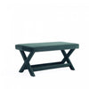 Abigail Mid-Century Modern Upholstered Velvet Accent Bench in Forest Green