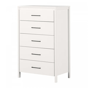 Gravity 5-drawer Chest - Pure White