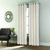 Shadow Off-White Grommet Curtain Panel - 52\" X 95\"