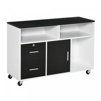 Homcom File Cabinet With 2 Lockable Drawers
