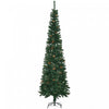 Homcom 7.5ft Artificial Pencil Christmas Tree With Pine Cones