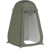 Outsunny Pop Up Shower Tent, Outdoor Privacy Changing Dressing Room, Green