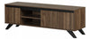 Flam 59\" TV Stand with Doors - Natural Walnut
