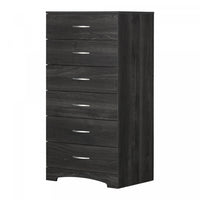 Step One 6-drawer Chest - Gray Oak