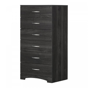 Step One 6-drawer Chest - Gray Oak