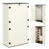 Outsunny 368 Gallon Storage Cabinet With Openable Top And Lockable Doors
