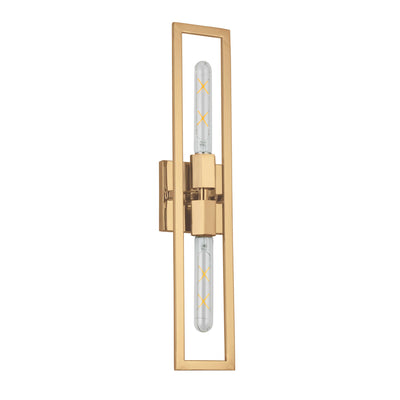 Dainolite Wisteria 2 Light Wall Sconce Aged Brass Lamp|Applique murale Wisteria de Dainolite avec fini laiton antique et 2 ampoules
