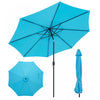 Costway 10FT Patio Umbrella Sunshade Market Steel Tilt with Tilt Mechanism Crank Handle