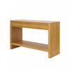Aubrey 47.5\" Farmhouse Style Sofa Table with Storage - Brown