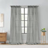 Habitat Paloma Pale Thyme Sheer Dual Header Curtain Panel - 52 x 63