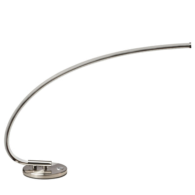 Dainolite LED Desk Lamp 18w Satin Chrome Finish|Lampe de bureau de Dainolite avec fini chromé satiné et ampoule à DEL de 18 W