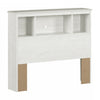 Summer Twin Breeze Bookcase Headboard with Storage - White Pine