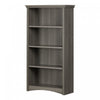 Gascony 4-shelf Bookcase - Gray Maple