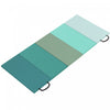 Soozier 6ft Folding Gymnastics Mat with Carry Handles, Mixed Green