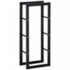 Homcom Firewood Rack Log Holder Fireplace Storage Rack With Handles And 220 Lbs. Weight Capacity, 15.7