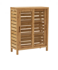 Bracken Bamboo 2-Door Floor Accent Cabinet - Natural