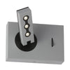 Dainolite Wynne LED Reading Lamp Silver Finish