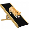 Pawhut Dog Ramp, 33\" Wooden Pet Ramp For Bed And Couch, Foldable Dog Ramp With 4-level Adjustable Height For Small And Medium Dogs, Natural Wood