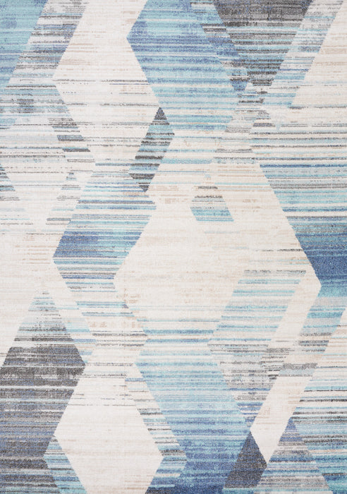 Fitzgerald Distressed Geometric Area Rug - 7'10\" x 10'6\"