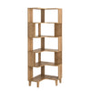 Prepac Nordik Corner Bookcase - Natural Oak