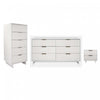 Granville Modern 3-Piece Dresser Set in White
