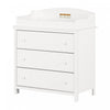 Cotton Candy 3-drawer Changing Table - Pure White