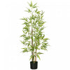 HOMCOM 4ft Artificial Tree Bamboo for Indoor Home Decor