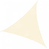 Outsunny Triangle 10' X 10' X 10' Outdoor Sun Shade Sail For Patio, Cream