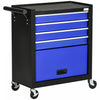 Durhand 4-drawer Tool Chest With 4 Wheels Rolling Tool Organizer