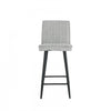 Marielle Grey Upholstered Bar Stool (Set of 2)