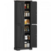 HOMCOM 72\" Pantry Cabinet, Kitchen Storage Cabinet for Dining Room, Black