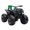 Aosom 12v Kids Atv Powered Ride-On Four-wheeler Toy Car With Music, Realistic Headlights, Wide Wheels, Rechargeable Battery-powered, For Boys And Girls, Green