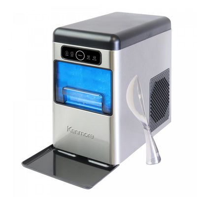Kenmore Crunchy Chewable Nugget Ice Maker 40lb/24hr Stainless Steel | Machine a glacons croquants Kenmore en acier inoxydable, 18 kg/24 h