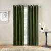 Thermaplus Alpine Olive Blackout Grommet Curtain Panel - 52 x 84