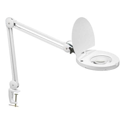 Dainolite LED Magnifier Lamp 8w White Finish|Lampe à loupe de Dainolite avec fini blanc et ampoule à DEL de 8 W