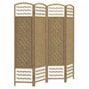 Homcom 4 Panel Folding Room Divider 5.6 Ft Privacy Screen Panel