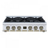 Forno Ambassador 36\" Gas Cooktop, White, 6 burners - FCTGS5799-36CPWHT