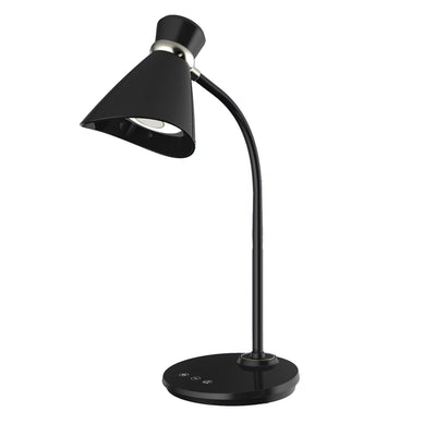 Dainolite LED Table Lamp 6w Black Finish|Lampe de table de Dainolite avec fini noir et ampoule à DEL de 6 W