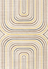 Marley Multi-Colour Double Rainbow Area Rug - 7'10\" x 10'6\"